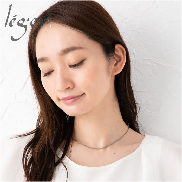 純チタン ネックレス チェーン 40cm スクリュー 1.7mm幅 SBS40F