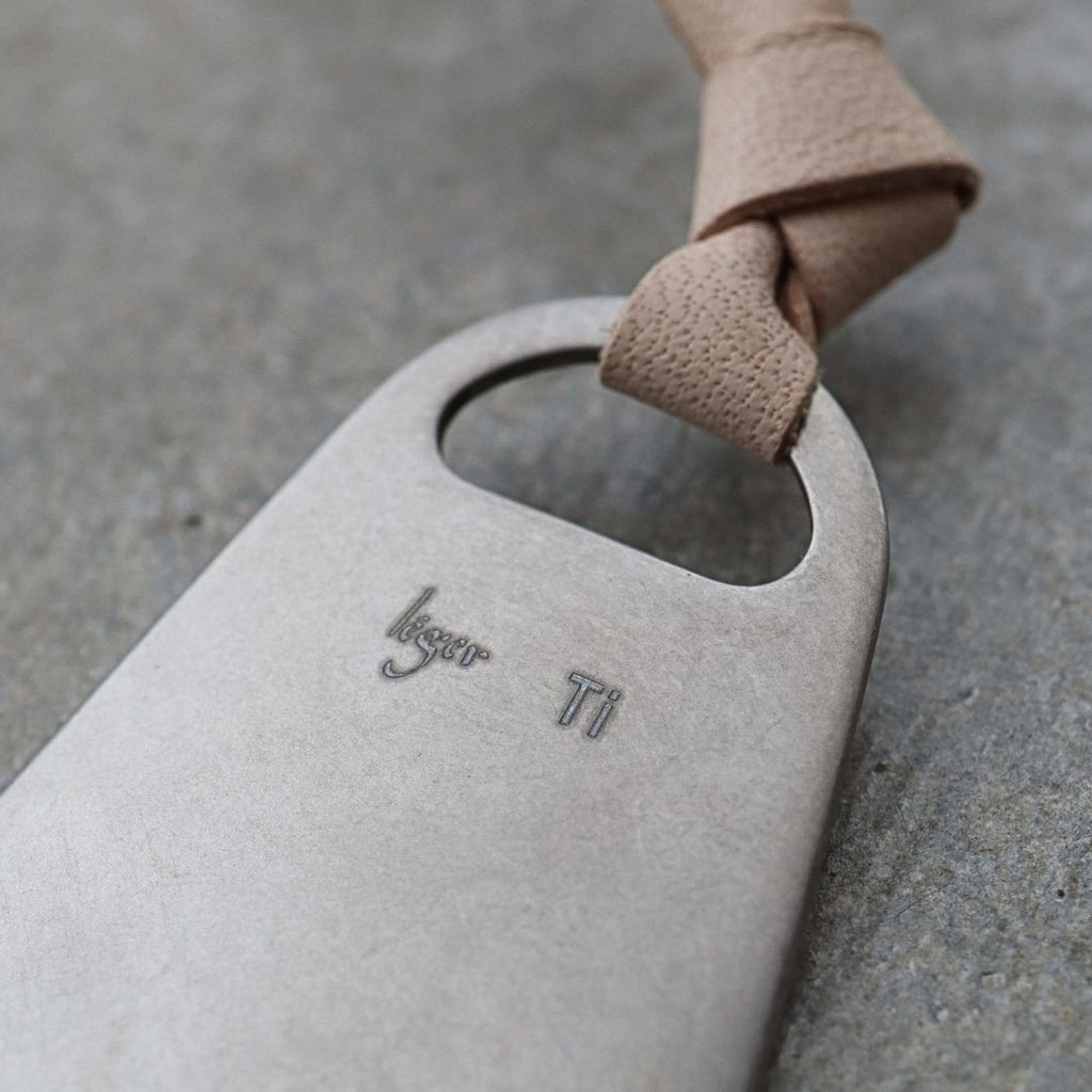 Pure Titanium Shoehorn (Portable/Keychain) SH02