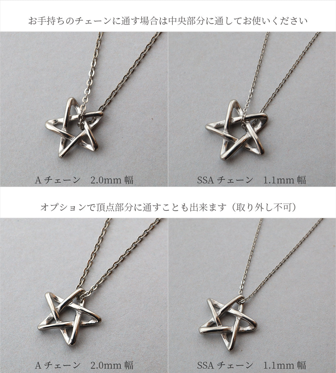 純チタンペンダントトップ ペンタゴン T135