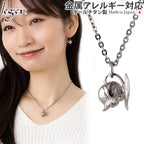 Pure Titanium Pendant Necklace Lily of the Valley T302A40F