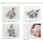 Pure Titanium Pendant Top - Hydrangea T309
