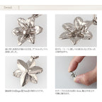 純チタン ピアス リリー フック 6mm PF311pair