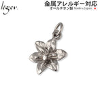 Pure Titanium Pendant Top Lily T311