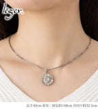 Pure Titanium Sunflower Pendant Top T313