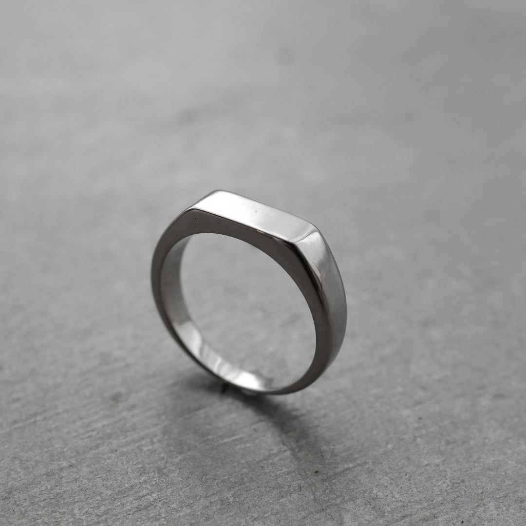 Pure Titanium Ring Natural Engravable U97 (Wedding Band)