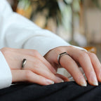 Pure Titanium Ring Natural Engravable U97 (Wedding Band)