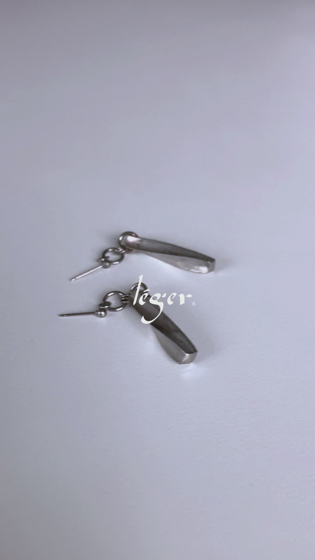 純チタンピアス ホイップライン シルクフォグ ポスト PP623203pair