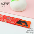 Pure Titanium Confectionery Pick (Origami Crane) SK01