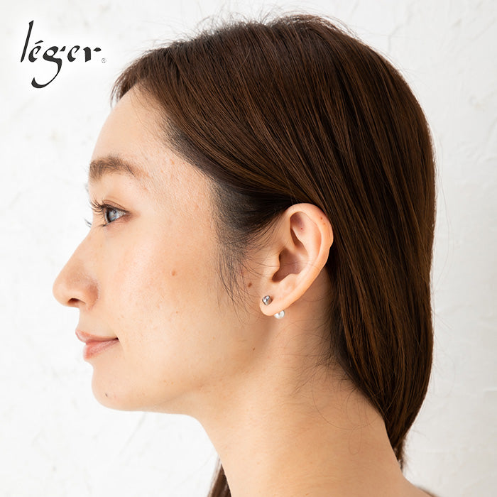 貝パール ピアスキャッチ 6.0 - 6.5mm 1ペア 2個 キャッチのみ SPC001