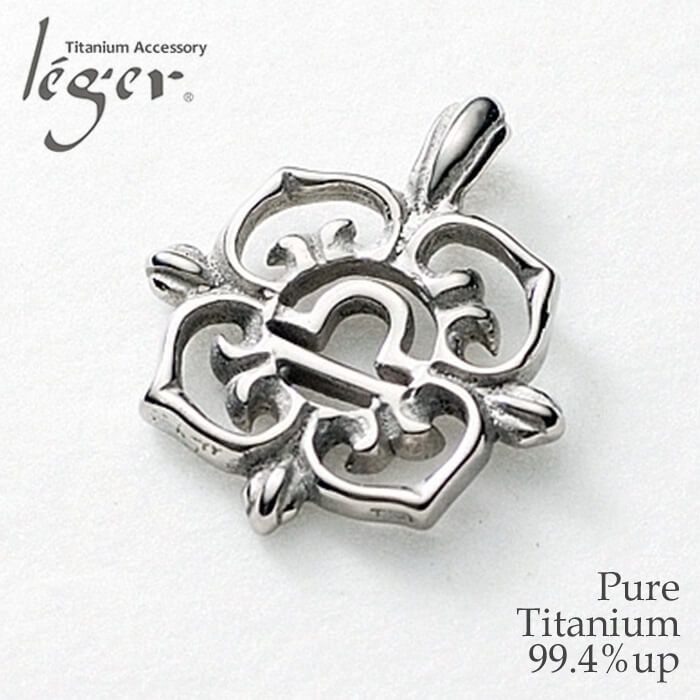 Pure Titanium Pendant Top, Zodiac (Libra) T121