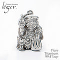 Pure Titanium Pendant Top Seven Lucky Gods - Daikokuten T183