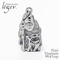 Pure Titanium Pendant Top Seven Lucky Gods - Jurōjin T246