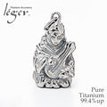 Pure Titanium Pendant Top Seven Lucky Gods - Benzaiten T247