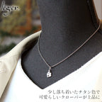純チタン ネックレス 四葉のクローバー T32SA40F