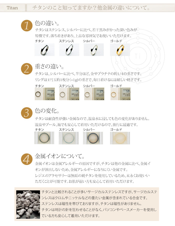 【ゆうパケット送料無料】 ＼ 初回限定 ／ お試し 純チタン チェーン ネックレス 45cm アズキ （ 小豆 ） 1.8mm幅 TC01-45