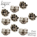 Pure Titanium Earring Backs (5 Pairs / 10 Pieces) TC-5