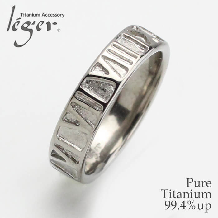 ☆Direct store exclusive sizes available☆ Pure Titanium Ring U09